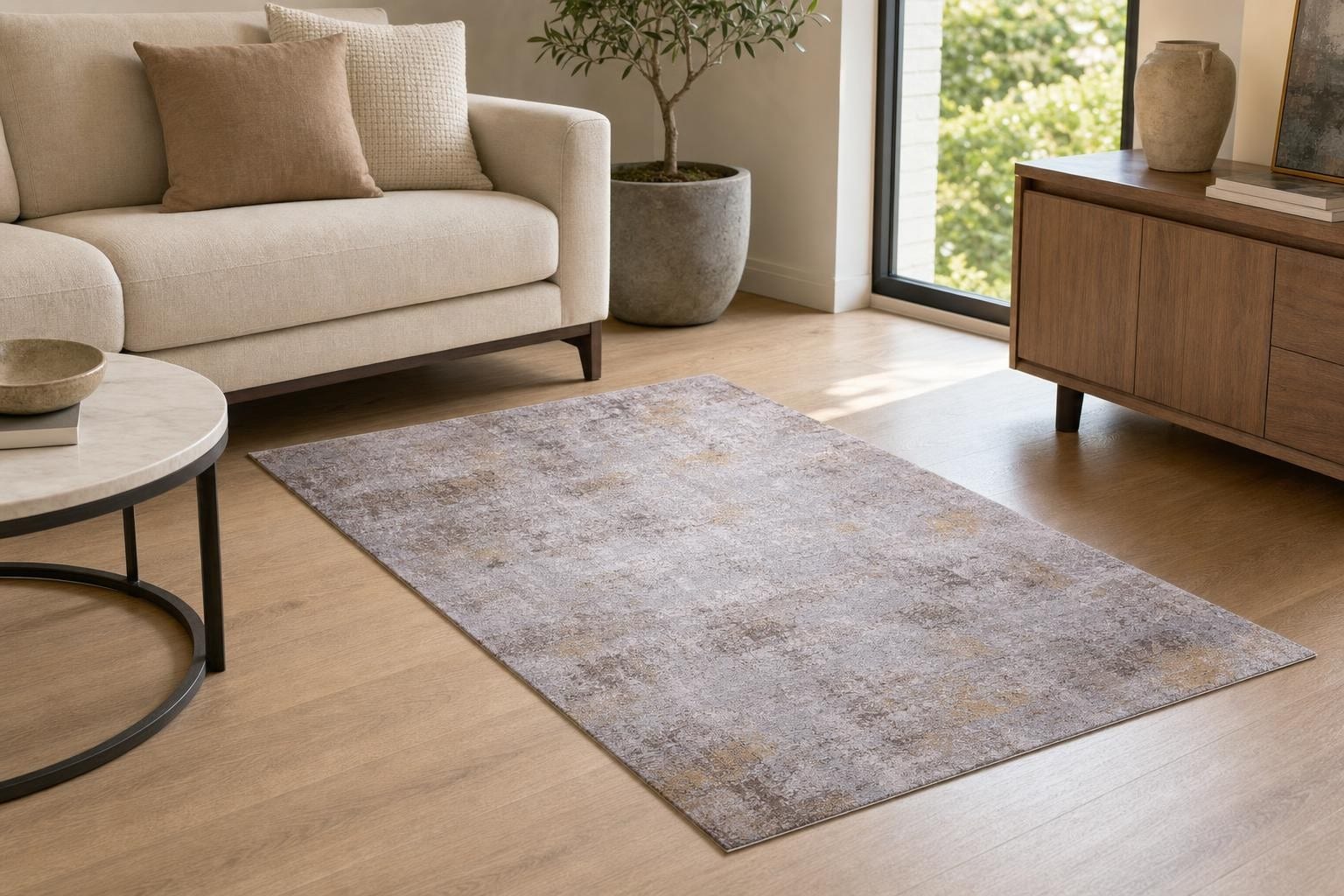 Aison B475B- Beige/Gray/Gold/Silver