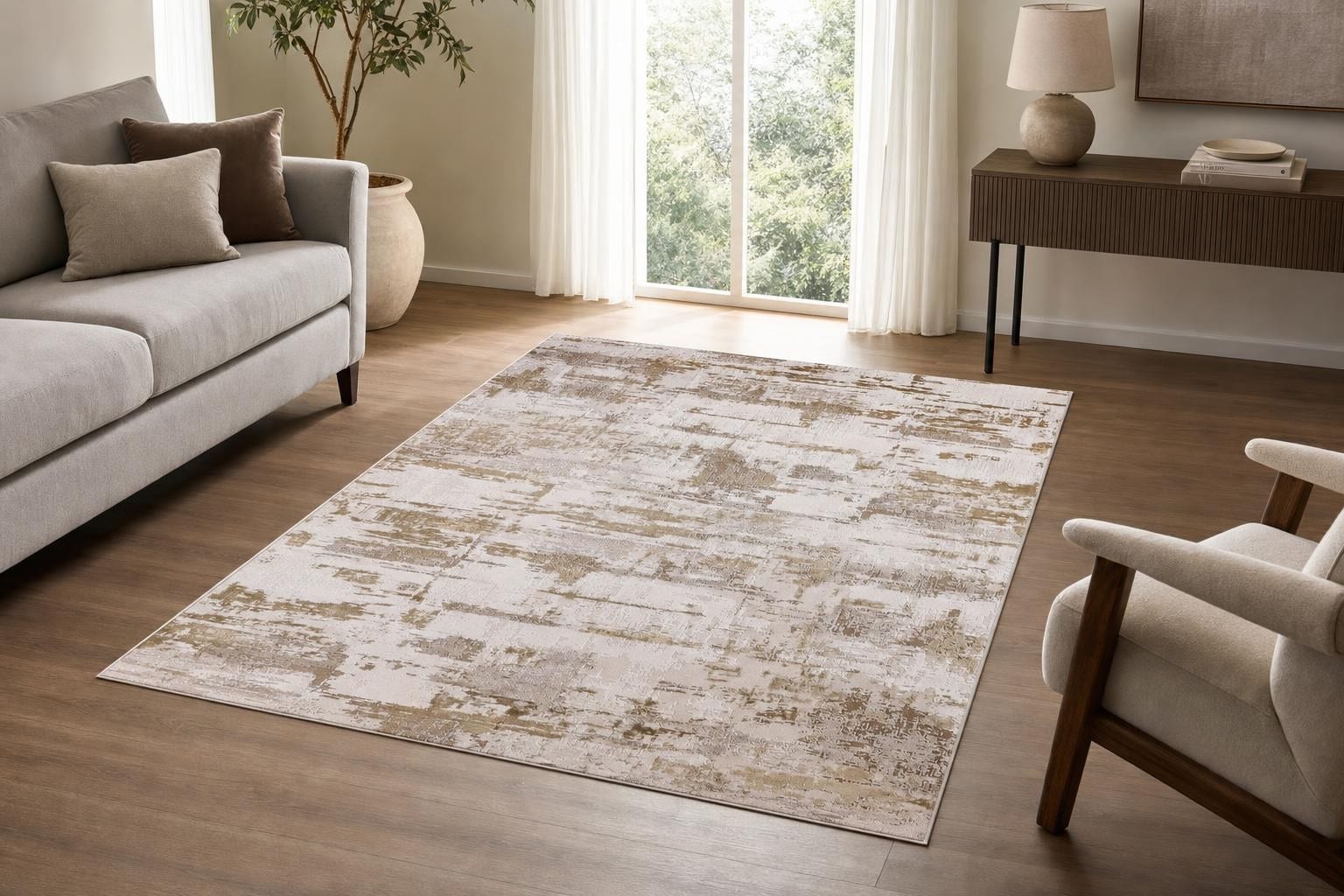 Ella B631H- Beige/Silver/Gold